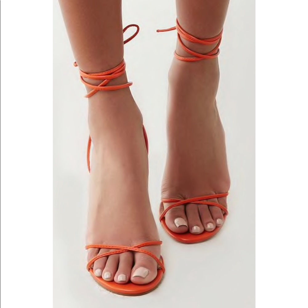 Lace up heels